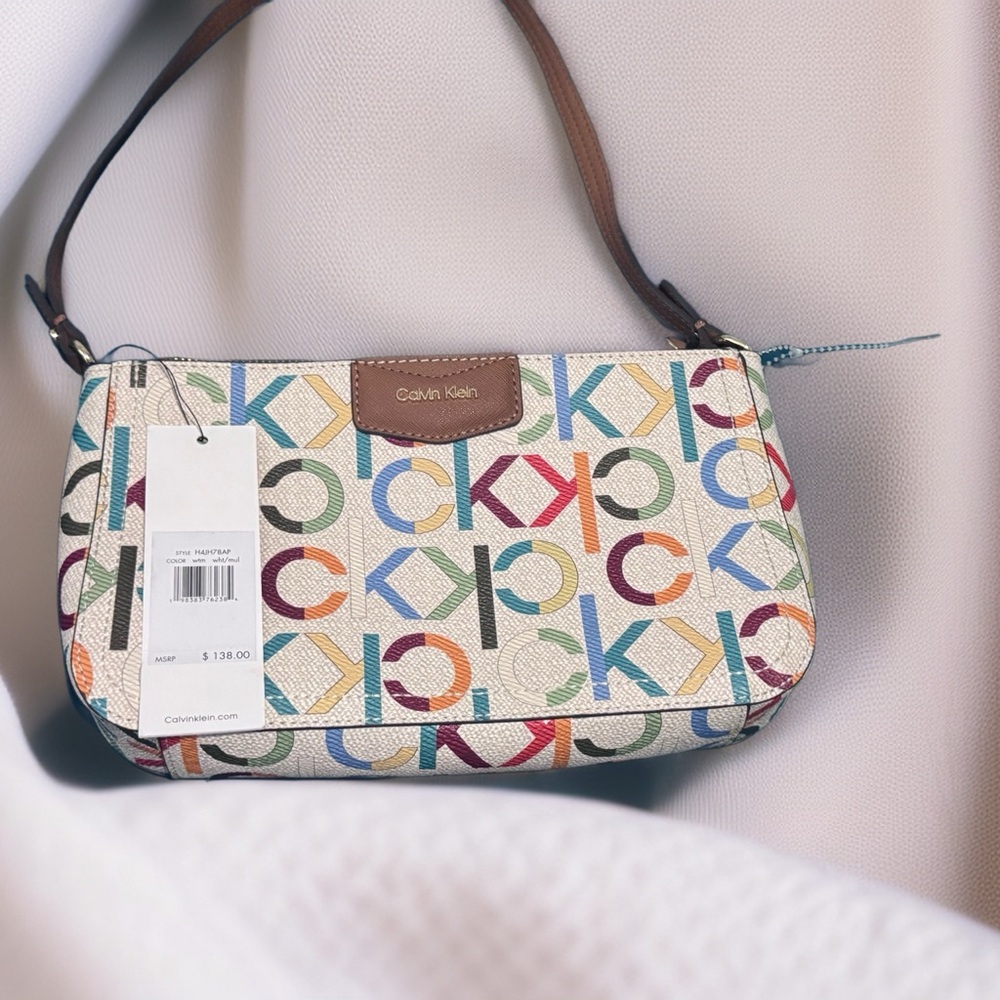 Calvin Klein Colorful Logo Shoulder Bag